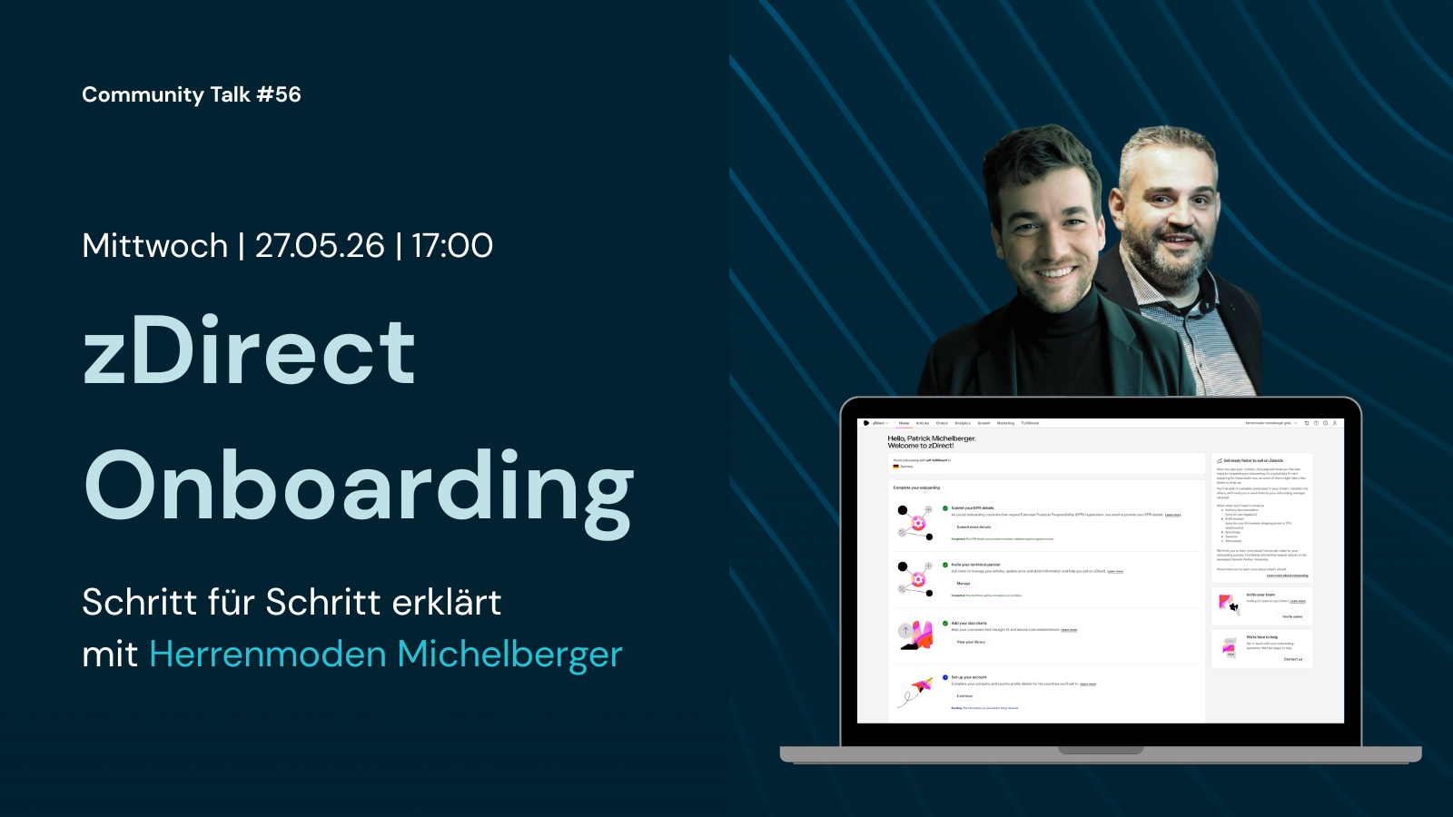 zDirect Onboarding Schritt für Schritt erklärt